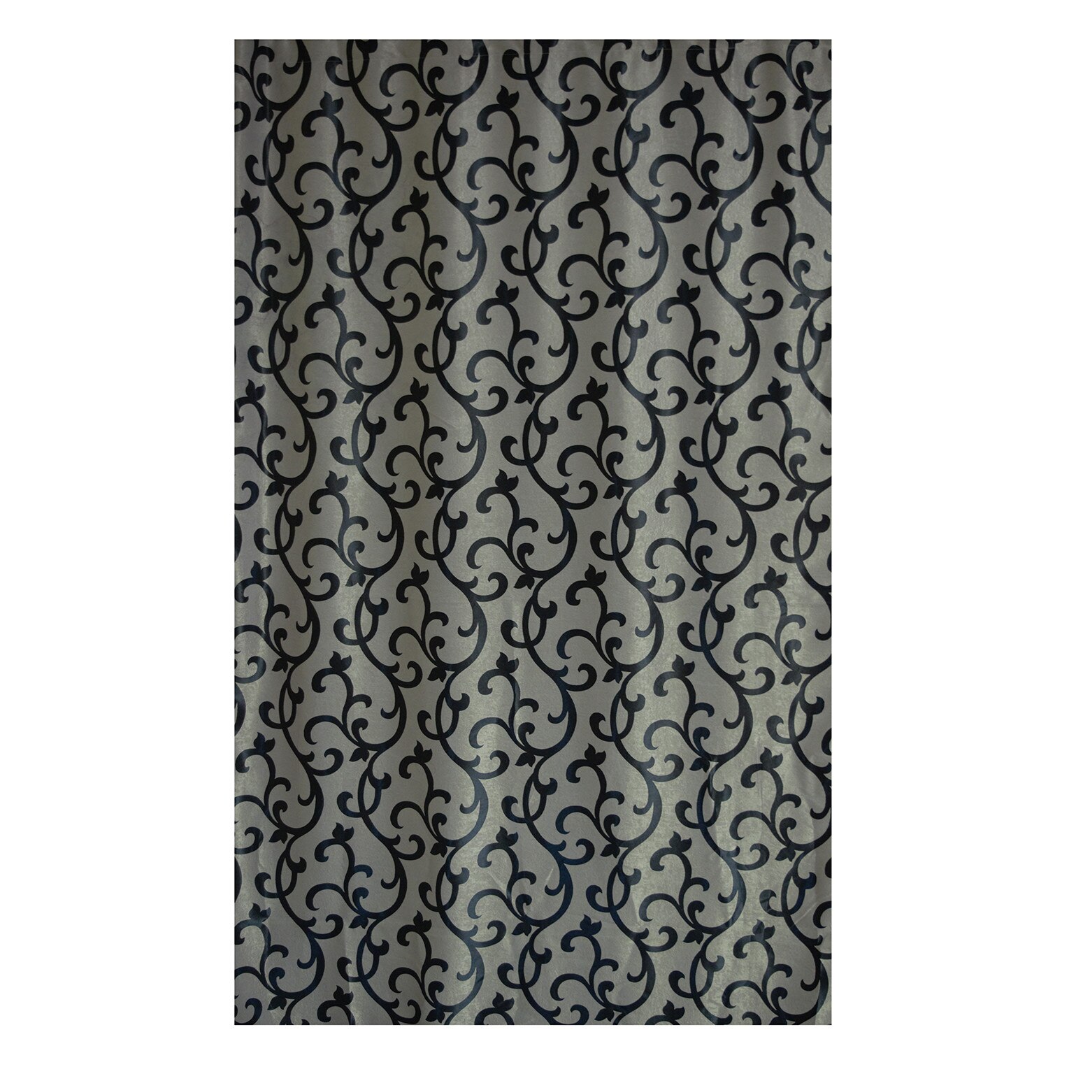 Set 2 draperii 130x250 cm, black-out Gri-Negru, 2DRAP021 - 250
